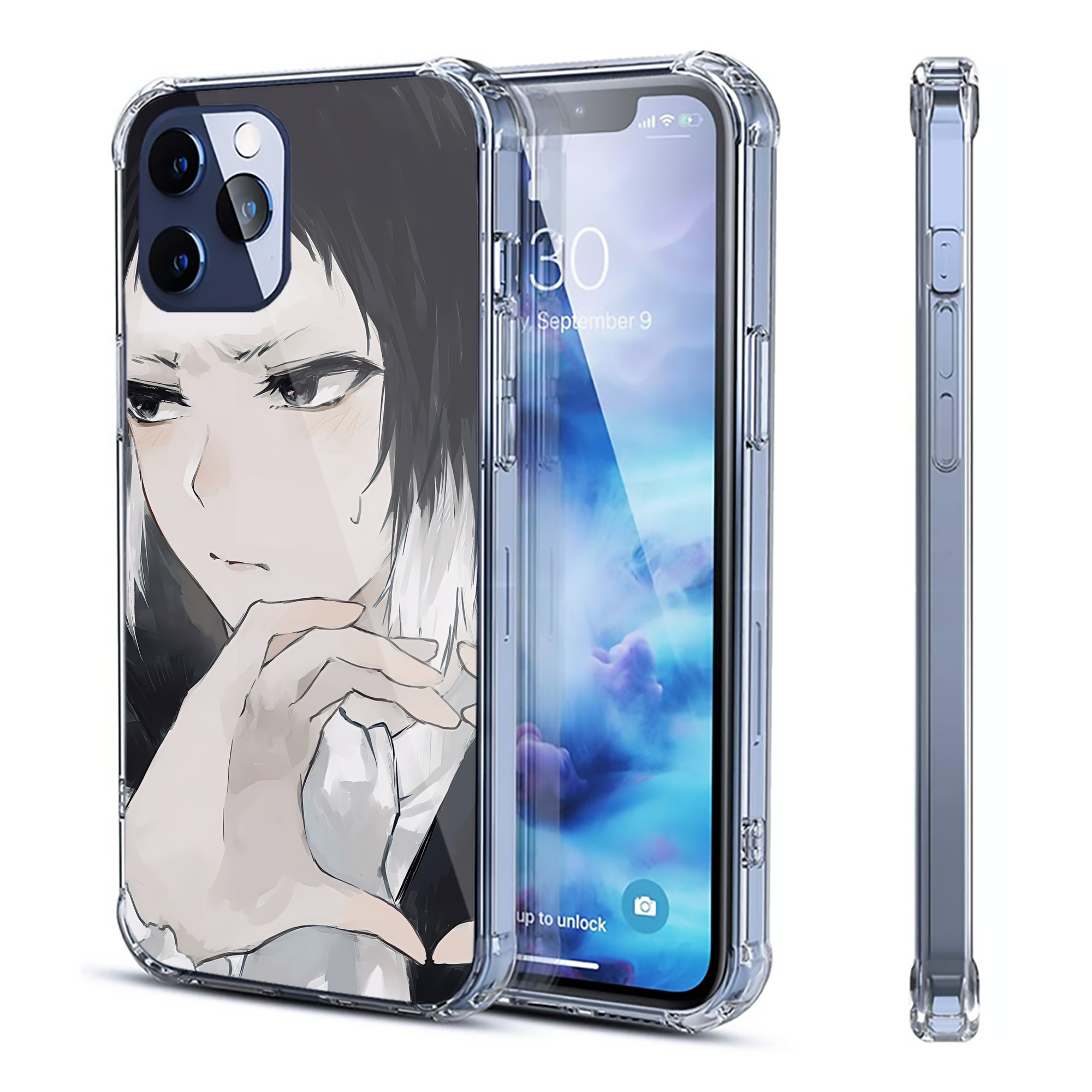 （画像用） 文豪ストレイドッグス Bungo Stray Dogs 【iPhone 12シリーズ対応】透明スマホケース（クリアソフトケース）